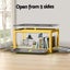 Artiss Storage Box Container Foldable Stackable 5 Sides Open Transparent 115L Carousel 4
