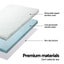 Giselle Bedding Memory Foam Mattress Topper Cool Gel Bed Mat Bamboo 10cm Single Carousel 4