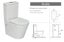 Toilet Avido Back to Wall, Rimless Stronger Flushing Toilet, Shorter Size Carousel 2