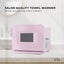 Orku 8L Pink Electric Towel Warmer UV Steriliser Cabinet Salon Heat Sanitiser Carousel 2