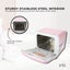 Orku 8L Pink Electric Towel Warmer UV Steriliser Cabinet Salon Heat Sanitiser Carousel 4