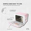Orku 8L Pink Electric Towel Warmer UV Steriliser Cabinet Salon Heat Sanitiser Carousel 5