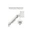 KONIC Heavy-Duty Gas Spring Monitor Wall Mount - Fits Screen up to 17"-49" - Carousel 4