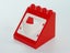 ®™DUPLO - 1 Red Building Roof 4 x 4 x 3 with Window Opening, Curved Window Arch Carousel 3