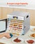 8 Trays Food Dehydrator Machine Stainless Steel 400W Jerky Fruit Drying Carousel 4
