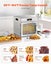 8 Trays Food Dehydrator Machine Stainless Steel 400W Jerky Fruit Drying Carousel 5