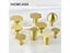 Round Brass Gold Furniture Handles For Drawers Cabinets Carousel 5