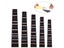 4/4 3/4 1/2 1/4 1/8 Size Violin Fingerboard Sticker Fiddle Pitch Position Carousel 3