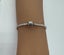 Pandora Sterling Silver Snake Chain Charm Bracelet J97 Carousel 1