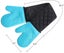 Double Oven Gloves Mitts - Heat Resistant Silicone Oven Gloves Non-slip Carousel 2