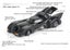 1:24 1989 Batmobile Die-cast Car with Batman Figure, Toys for Kids and Adults Carousel 12