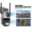 Combo Offer 4K Wifi Wireless Dual Lens Outdoor Camera & Dual Lens Indoor Camera Carousel 16
