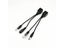 1pcs Power Over Ethernet Passive POE Injector Splitter Adapter Cables Kit Black Carousel 1