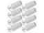 8 Pcs Blinds Window Roller Shutters Stop Stoppers Plastic White Aluminum Alloy Carousel 3