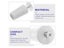 8 Pcs Blinds Window Roller Shutters Stop Stoppers Plastic White Aluminum Alloy Carousel 4