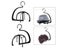 Plastic Wig Hanger Stand For Wigs Hat Display Stand Holder Purple Black Carousel 6