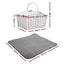 Alfresco 2 Person Picnic Basket Set Insulated Blanket Bag Carousel 3