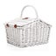 Alfresco 2 Person Picnic Basket Set Insulated Blanket Bag Carousel 4