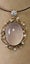 Rose Quartz and Diamond Set Pendant on Omega Chain Carousel 10