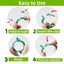 300 Pcs Plant Support Clips,Plastic Clips for Securing Plants,Tomato Vine Clips Carousel 8