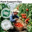 300 Pcs Plant Support Clips,Plastic Clips for Securing Plants,Tomato Vine Clips Carousel 11
