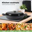 Toque 3.5L Cast Iron Pan Dutch Oven Enamel Casserole Pot Slow Cook Cooker Black Carousel 2