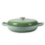 Toque Casserole Pot Cast Iron Dutch Oven Green Enamel Slow Cook Pan Lid 3.5L Carousel 1