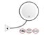 Flexible Gooseneck 10x Magnifying Led Lighted Makeup Mirror, Bathroom Magnifi Carousel 1