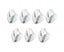 F-36 Wireless vertical 2.4G Bluetooth mouse full color light 8 key programmin Carousel 2