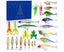 Fishing Advent Calender,Fishing Lure Advent Calendarfor Freshwater Saltwater Carousel 1