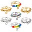 To My Daughter Anti Anxiety Ring Stress Relief Spinner Fidget Beads Women Girls Carousel 1