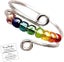 To My Daughter Anti Anxiety Ring Stress Relief Spinner Fidget Beads Women Girls Carousel 4