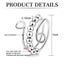 To My Daughter Anti Anxiety Ring Stress Relief Spinner Fidget Beads Women Girls Carousel 5