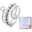 To My Daughter Anti Anxiety Ring Stress Relief Spinner Fidget Beads Women Girls Carousel 16