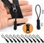 Fix Zipper Repair Kit Plier Replacement Zip Slider Bags Tent Zippers Carousel 7
