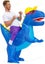 Dinosaur Fancy Dress Inflatable Suit - Fan Operated Costume Carousel 4