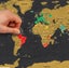 Scratch Off World Map -- Large Carousel 4