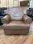 Vintage Brown Genuine Leather Armchair Carousel 2