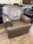 Vintage Brown Genuine Leather Armchair Carousel 16