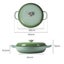 Toque 3.5L Enamel Dutch Oven Pan Vibrant Green Cookware Carousel 2
