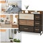 Chest of 7 Drawers Clothes Storage Tower Bedroom Dresser Organizer Unit Fabric Carousel 6
