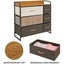 Chest of 7 Drawers Clothes Storage Tower Bedroom Dresser Organizer Unit Fabric Carousel 7