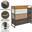 Chest of 7 Drawers Clothes Storage Tower Bedroom Dresser Organizer Unit Fabric Carousel 11
