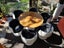 6 Cognac Chairs and Table Carousel 10