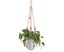 Handwoven Cotton Hanging Planter Basket Multipurpose Decorative Organizer Carousel 1