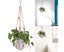 Handwoven Cotton Hanging Planter Basket Multipurpose Decorative Organizer Carousel 2