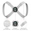 Adjustable Smart Back Posture Corrector Belt and Shoulder Training Carousel 12