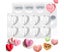 Heart Shaped Silicone Molds Set+Hammers Droppers-Baking Mousse Cake Carousel 1