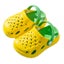Toddler Boys Girls Clogs Lightweight Garden Slipper Non-Slip-Yellow Carousel 1