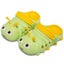 Kids Cute Caterpillar Clogs Lightweight Beach Water Slippers-Light Green Carousel 1